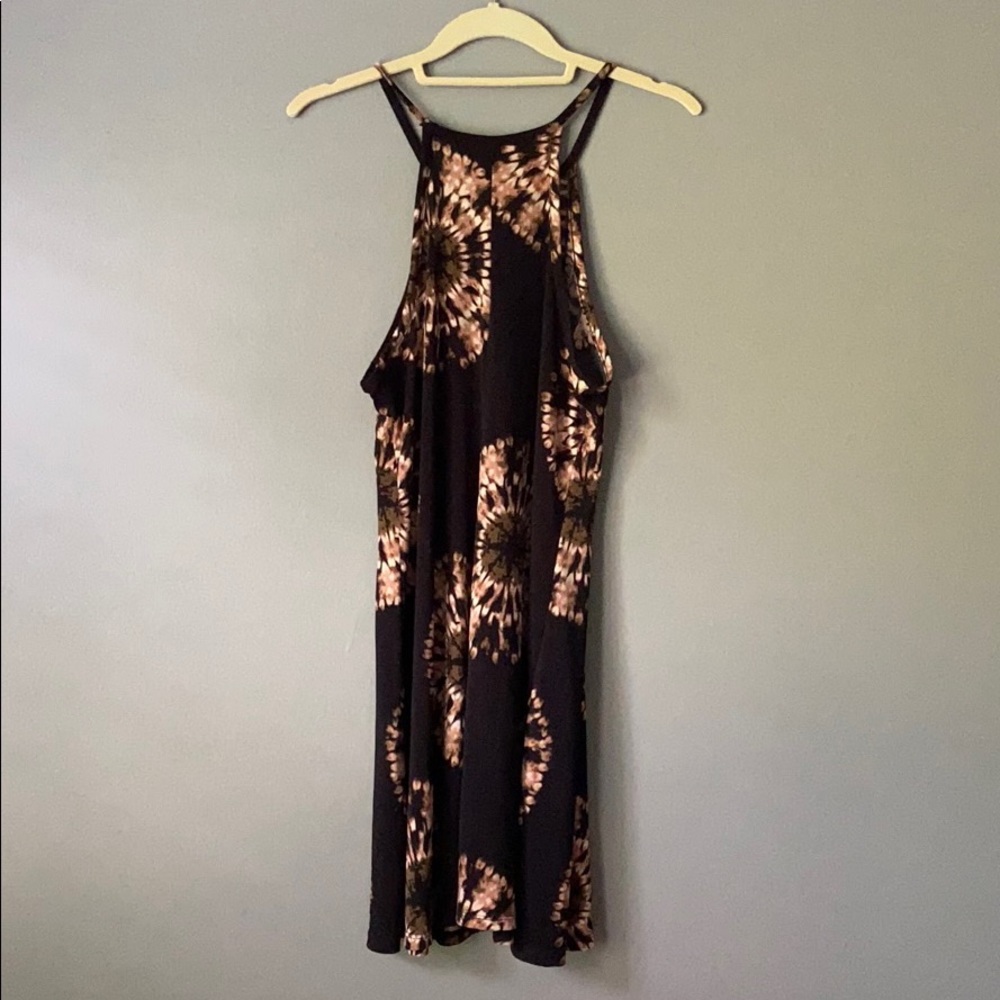 Xhilaration High Neck Tie Dye Dress - Picture 2 of 4